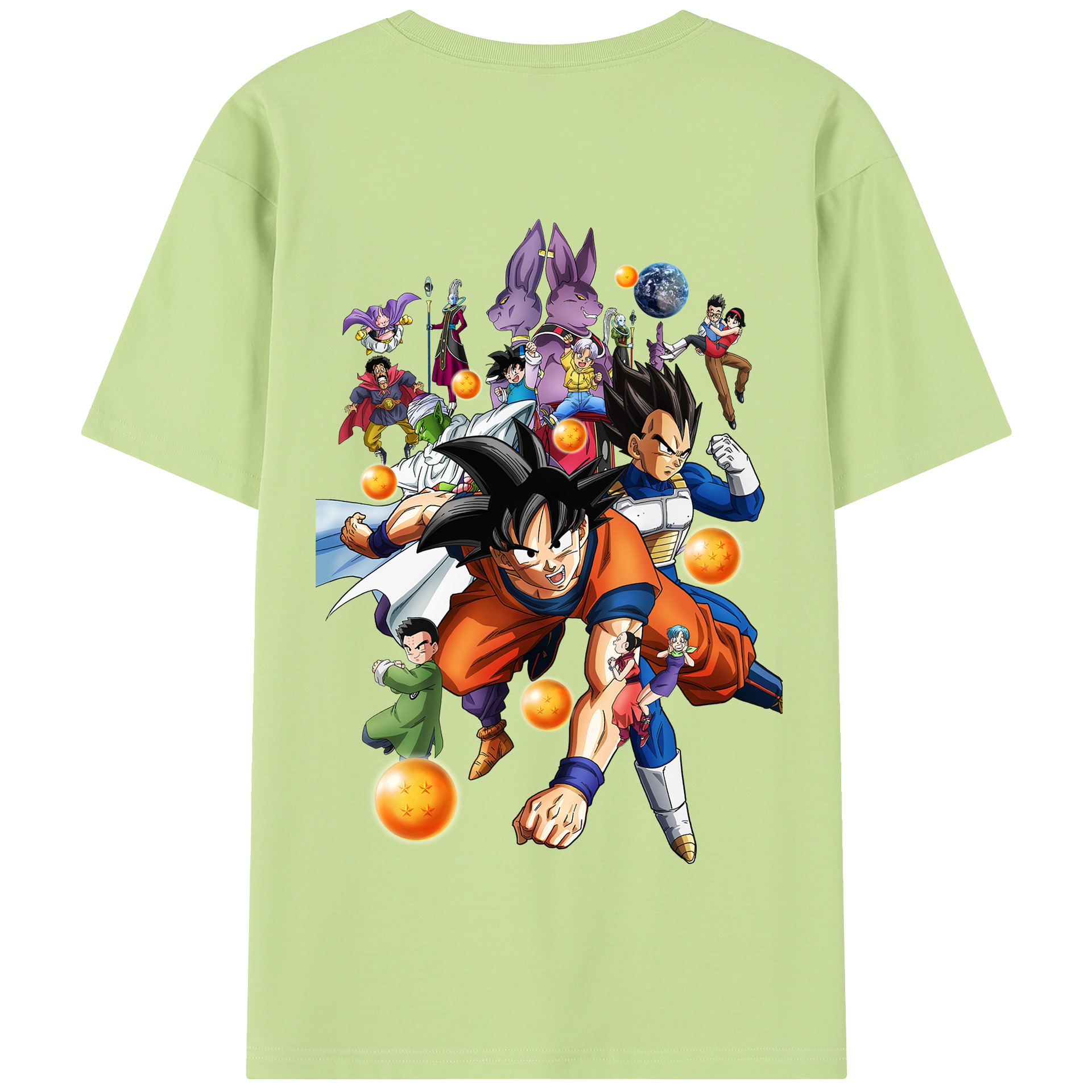 （画像用） ドラゴンボール DRAGON BALL 綿100％半袖Tシャツ（背面プリント）